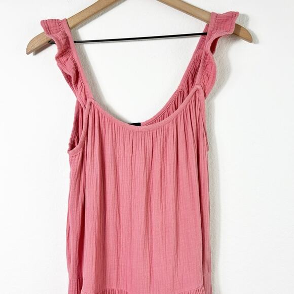 RAILS DARK PINK CAPRI DRESS WOMEN SIZE MEDIUM DRESS 100% COTTON - Picture 7 of 7
